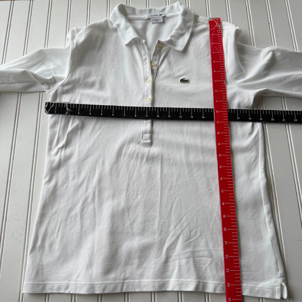 Lacoste long-sleeve polo shirt Size L - Picture 8 of 9